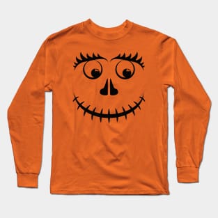 Halloween Smiley Face Long Sleeve T-Shirt